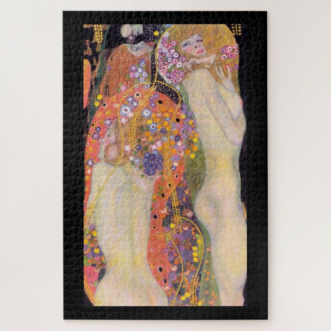 Quebra-cabeça Quebra-cabeça: GUSTAV KLIMT: SERPENTES DE ÁGUA II (Vertical)