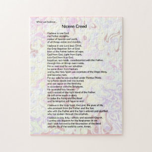 Quebra-cabeça Quebra-cabeça-Nicene Creed É o que acreditamos