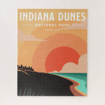 QUEBRA-CABEÇA: Parque Nacional Vintage Indiana Dun