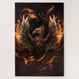 Quebra-cabeça Quebra-cabeça. Pássaro Phoenix de Zhnec.