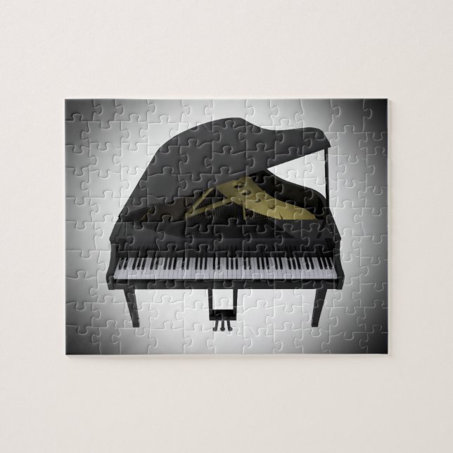 Quebra-cabeça Quebra-cabeça: Piano de cauda preto (Horizontal)