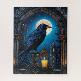 Quebra-cabeça Quebra-cabeça, Raven Gothic Archway, Halloween