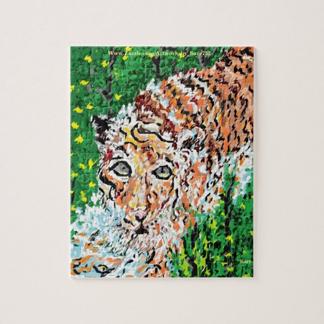 Quebra-cabeça Quebra-cabeça: Tigre (Vertical)