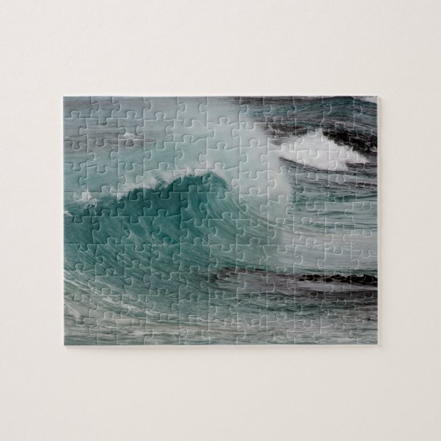 Quebra-cabeça Quebrador de Ondas na Tasmânia (Horizontal)