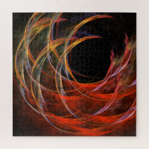 Quebra-cabeça Quebrando a Abstrato de Círculo