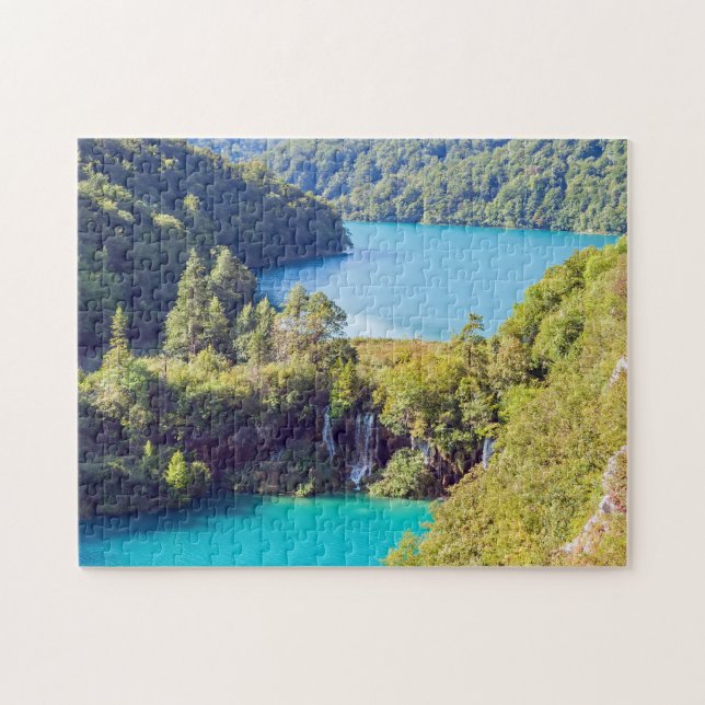 Quebra-cabeça Quedas de água no Parque Nacional de Plitvice - Cr (Horizontal)