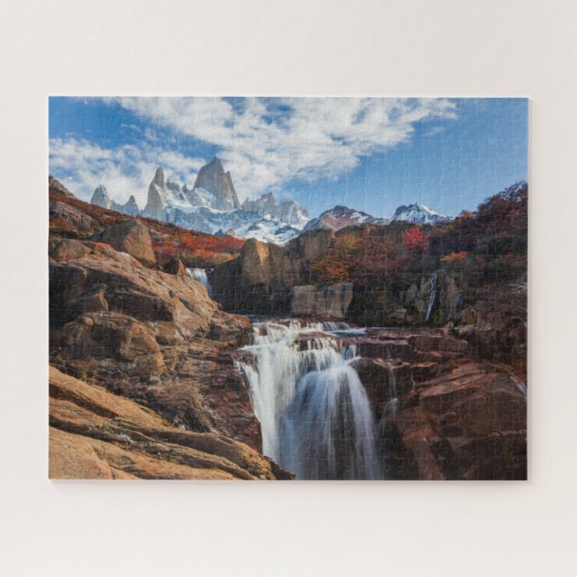 Quebra-cabeça Quedas | Fitz Roy Mountain, Argentina (Horizontal)