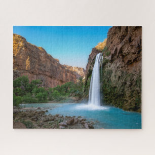 Quebra-cabeça Quedas Havasu Falls ao pôr do sol
