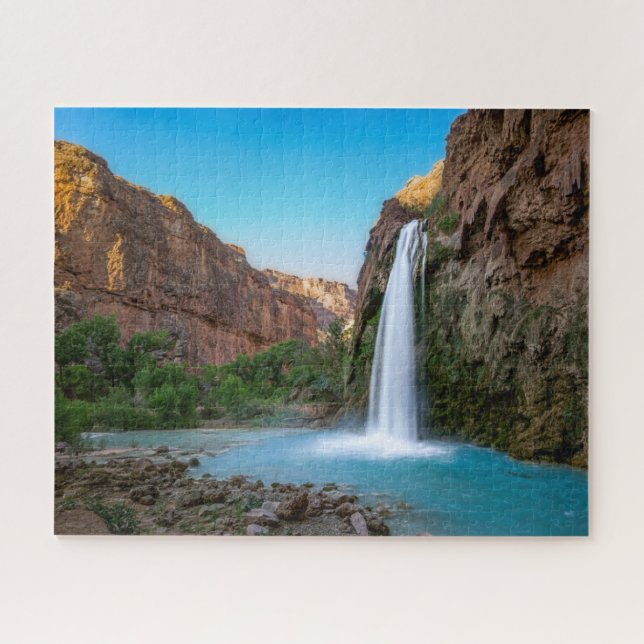 Quebra-cabeça Quedas | Havasu Falls ao pôr do sol (Horizontal)