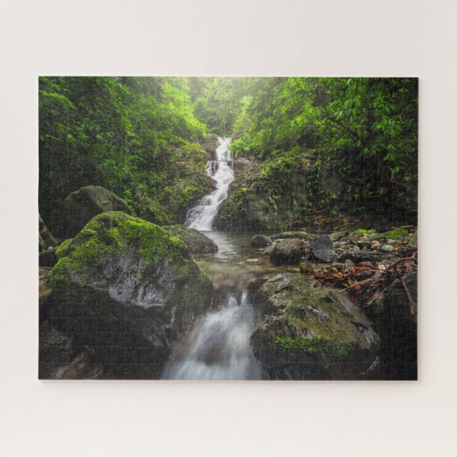 Quebra-cabeça Quedas | Parque Nacional de Montanha de Phayao (Horizontal)