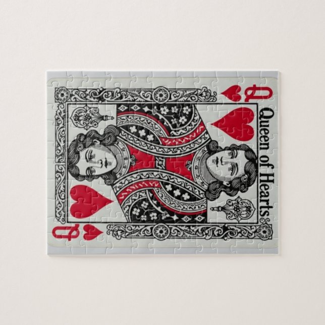 QUEBRA-CABEÇA QUEEN OF HEARTS CARD (Horizontal)