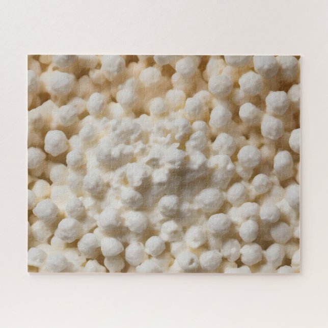 Quebra-cabeça Queijo de algodão com vista superior (Horizontal)