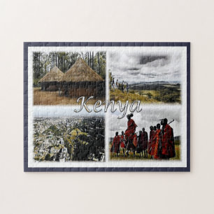Quebra-cabeça Quênia - Mosaico -
