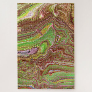 Quebra-cabeça Questions 1 Wild Green Maroon Puzzle