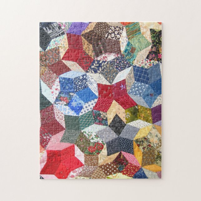 QUEBRA-CABEÇA QUILT (Vertical)
