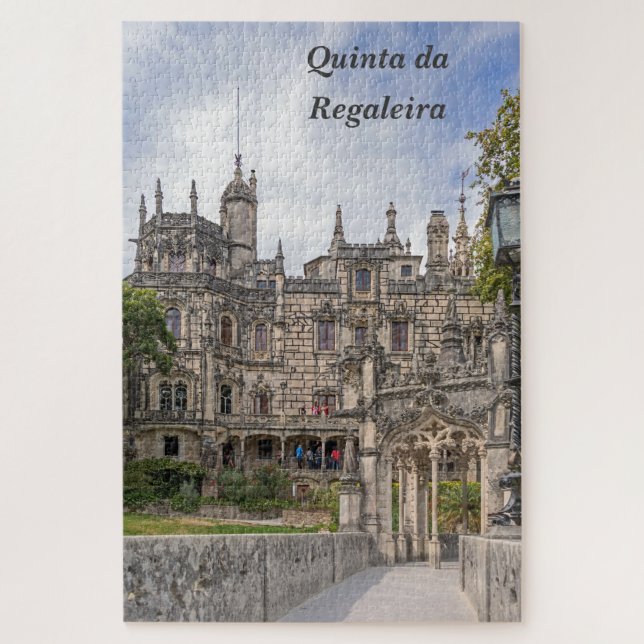 Quebra-cabeça Quinta da Regaleira. (Vertical)