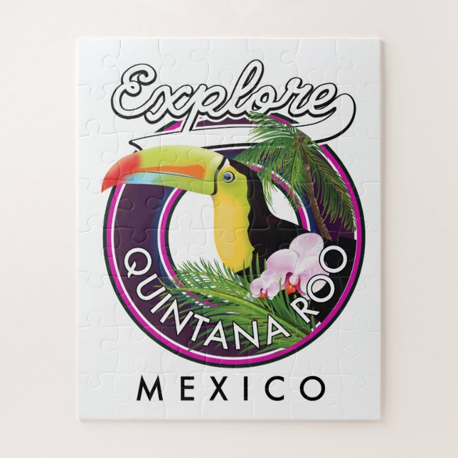 Quebra-cabeça Quintana Roo holbox praia méxico. (Vertical)