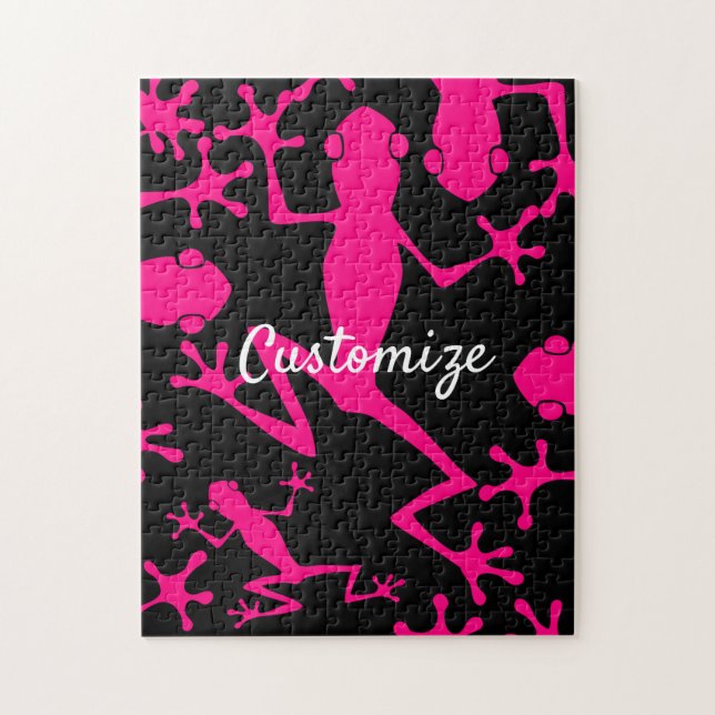 Quebra-cabeça Rã-árvore Rosa Thunder_Cove  (Vertical)