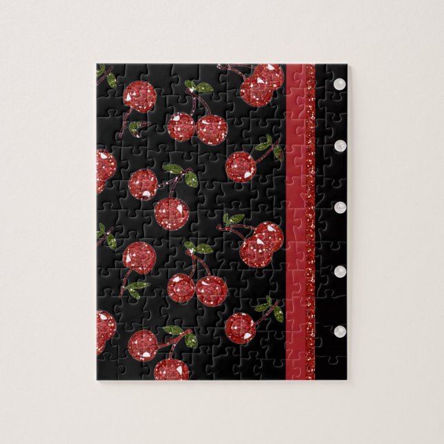 Quebra-cabeça RAB Rockabilly Muito Cherry Black (Vertical)