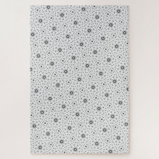 Quebra-cabeça rabisco de abstrato do Maacah001 B&W