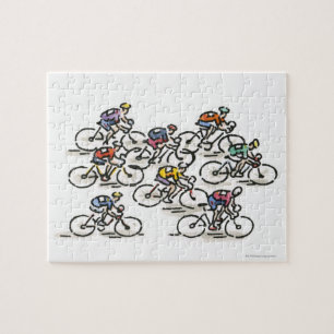 Quebra-cabeça Raça de bicicleta