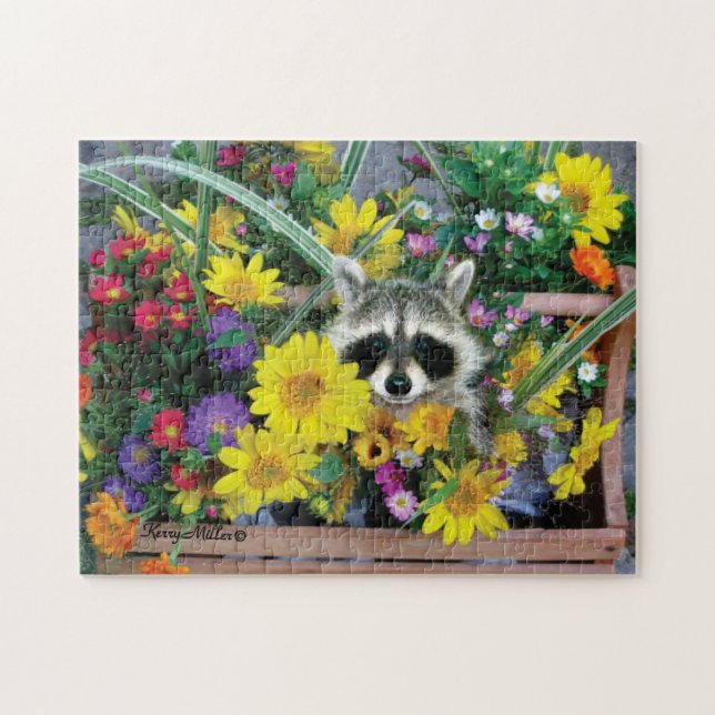 Quebra-cabeça Raccoon (Horizontal)