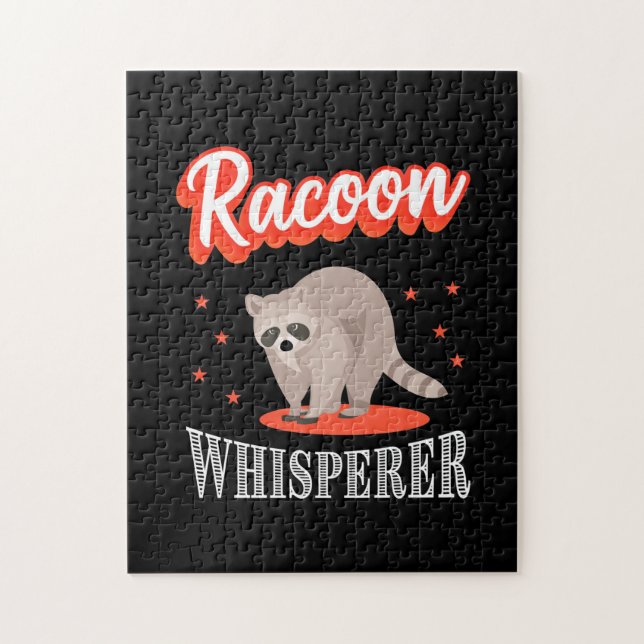 Quebra-cabeça Raccoon Lover Raccoon Whisperer (Vertical)