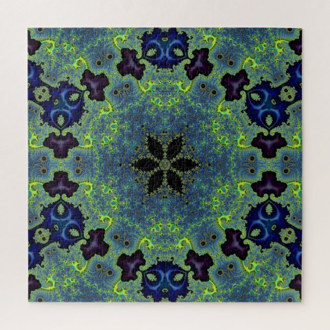 Quebra-cabeça Radiant Fractal Symphony (Vertical)