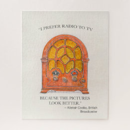 Quebra-cabeça Rádio Vintage