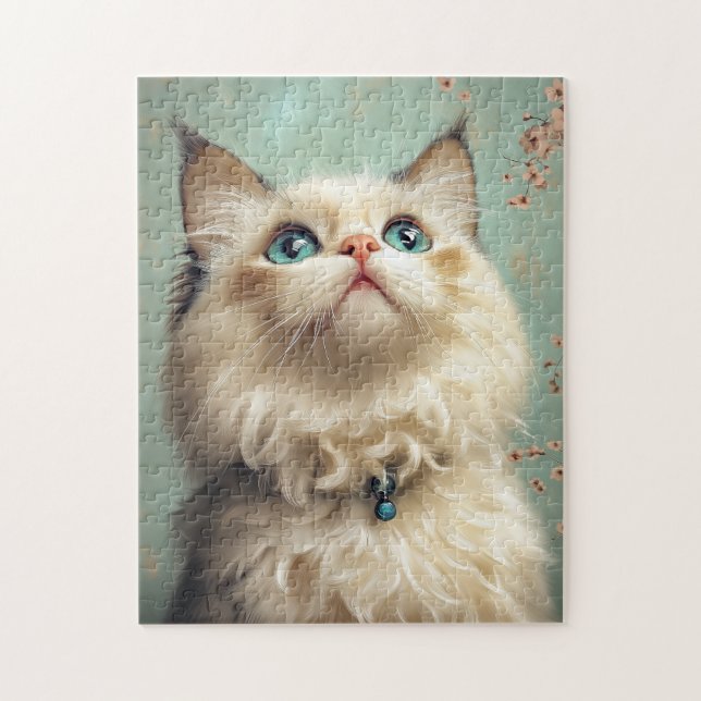 Quebra-cabeça Ragdoll kitten (Vertical)