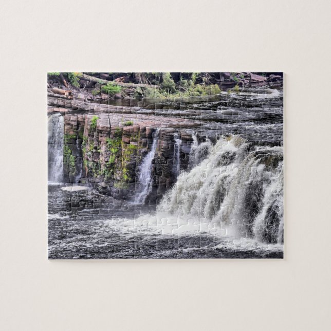 Quebra-cabeça Raging River - Manabezho Falls - 8x10 - 110 pcs (Horizontal)