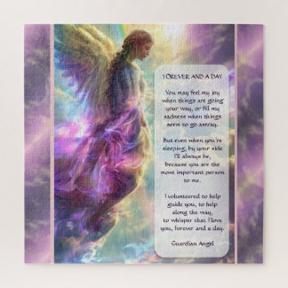 Quebra-cabeça Rainbow Angel e Poem