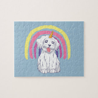Quebra-cabeça Rainbow Dogicorn