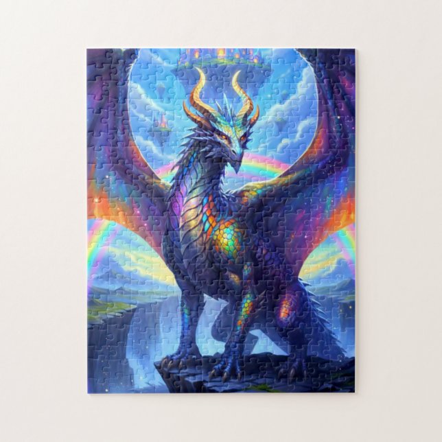 Quebra-cabeça Rainbow Dragon (Vertical)