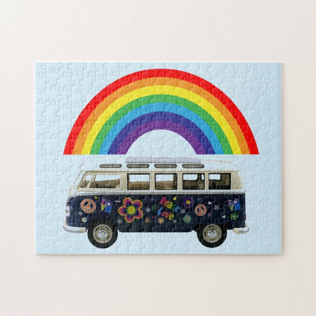 QUEBRA-CABEÇA RAINBOW HIPPIE VAN JIGSAW (Horizontal)