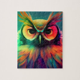 Quebra-cabeça Rainbow Owl