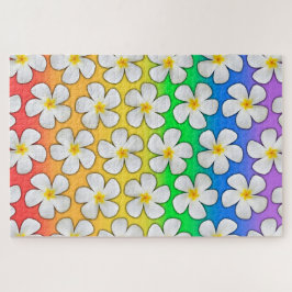 Quebra-cabeça Rainbow & Plumeria, 1014 peças,