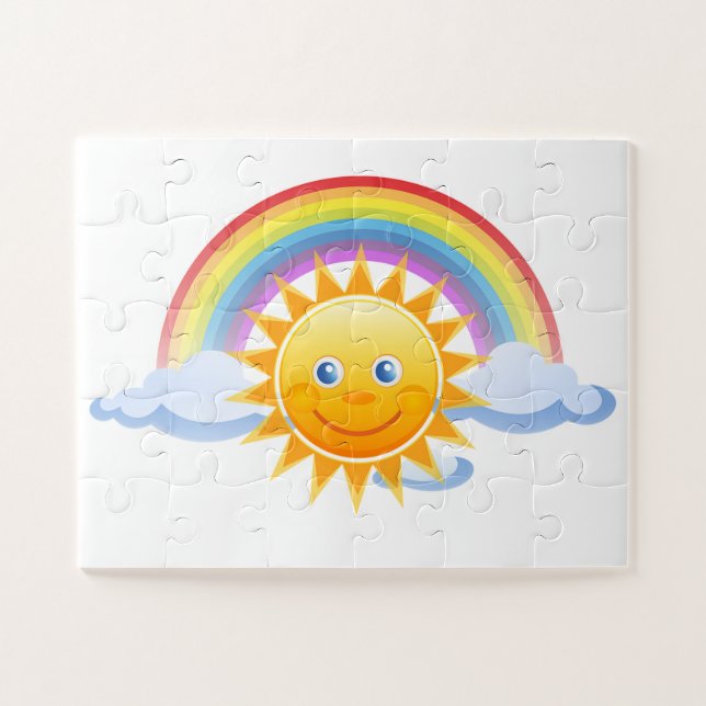 Quebra-cabeça Rainbow Sunshine (Horizontal)