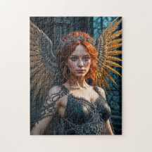 Rainha Anjo Negro de Asa Dourada