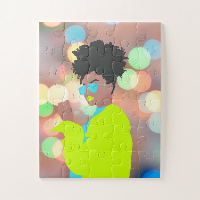 Quebra-cabeça Rainha Dançante. (Vertical)