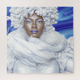 Quebra-cabeça Rainha do Gelo Melanina Menina Negra Magia Sista S