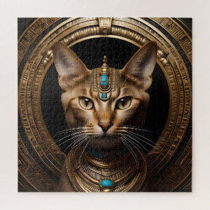 Quebra-cabeça Rainha do Nilo: Cleópatra o Gato em Headdress