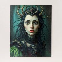 Rainha Dríade da Floresta Elfa da Natureza Mística