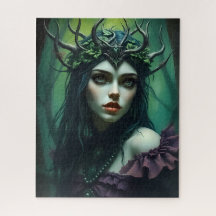 Rainha Dríade da Floresta - Fantasia Mística da Na