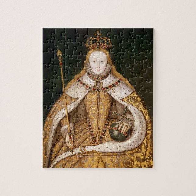 Quebra-cabeça Rainha Elizabeth I em Robes de coroação (Vertical)