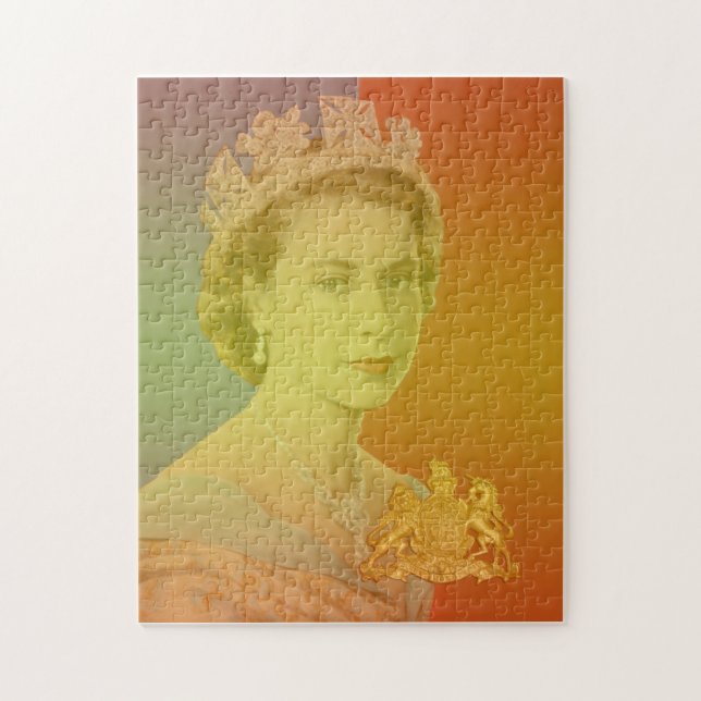 Quebra-cabeça Rainha Elizabeth II (Vertical)