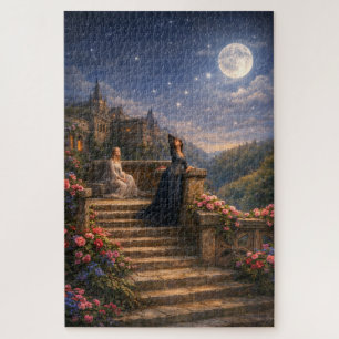 Quebra-cabeça Rainha Guinevere Olhando Para As Estrelas