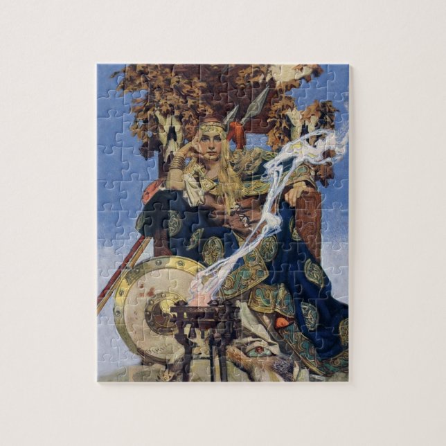 Quebra-cabeça Rainha Maeve Warrior Princesa Fantasy Art (Vertical)