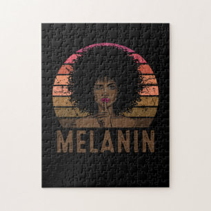 Quebra-cabeça Rainha Negra Afro Melanin