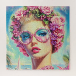 Quebra-cabeça Rainha Tropical Glamor